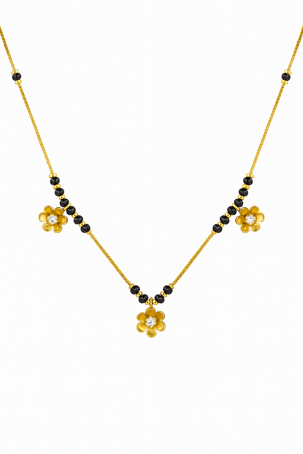 Flower mangalsutra