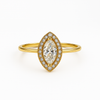 Golden Mirage Ring by Sanzorah – Elegant Gold-Toned Designer Women’s Ring