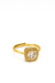 “Regal Glow ring by Sanzorah – elegant gold-toned statement ring for women”